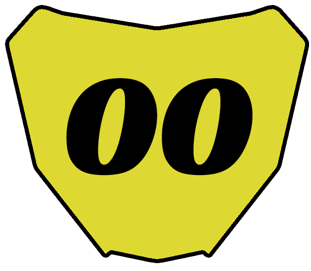 Off-road Ontario Number Plate - Intermediate A